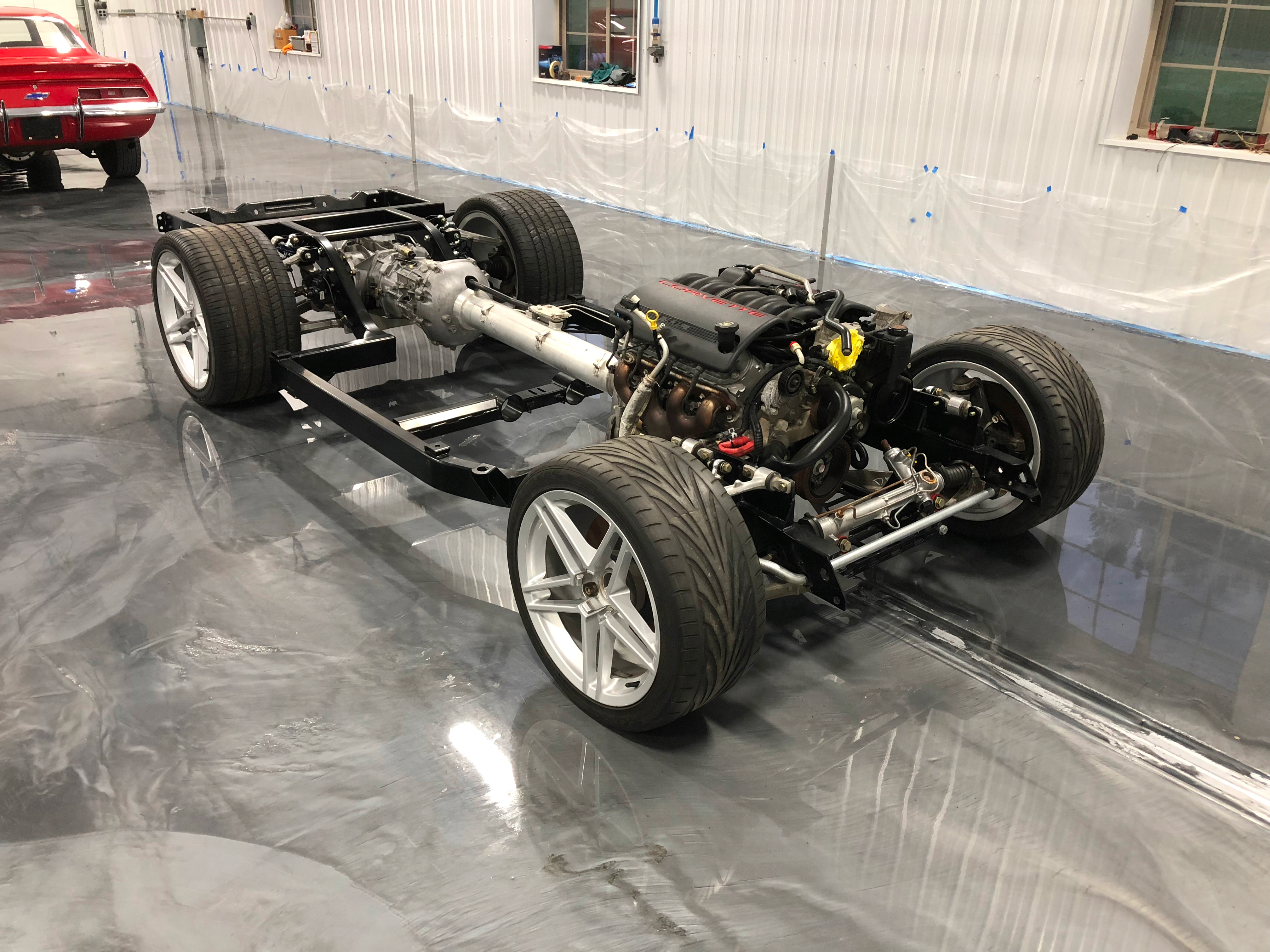 C3 Street Shop Chassis with full C5 suspension AND full C5 drivetrain